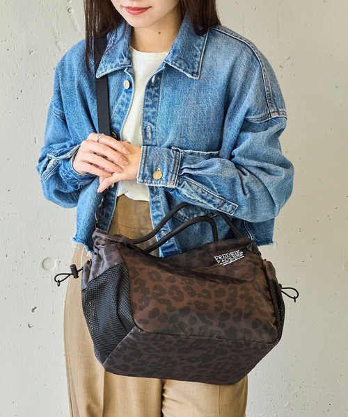 FREDRIK PACKERS（フレドリックパッカーズ）の「【FREDRIK PACKERS】≪別注≫PLAY TOTE　2WAYショルダートート（トートバッグ・レディース・レオパード/グレー/ブラック・FREE）」の17枚目の写真