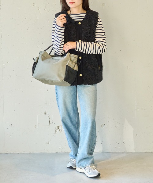 FREDRIK PACKERS（フレドリックパッカーズ）の「【FREDRIK PACKERS】≪別注≫PLAY TOTE　2WAYショルダートート（トートバッグ・レディース・レオパード/グレー/ブラック・FREE）」の14枚目の写真