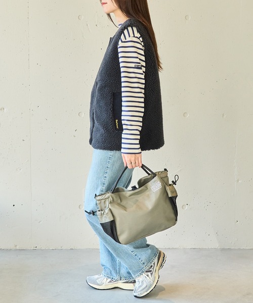 FREDRIK PACKERS（フレドリックパッカーズ）の「【FREDRIK PACKERS】≪別注≫PLAY TOTE　2WAYショルダートート（トートバッグ・レディース・レオパード/グレー/ブラック・FREE）」の16枚目の写真