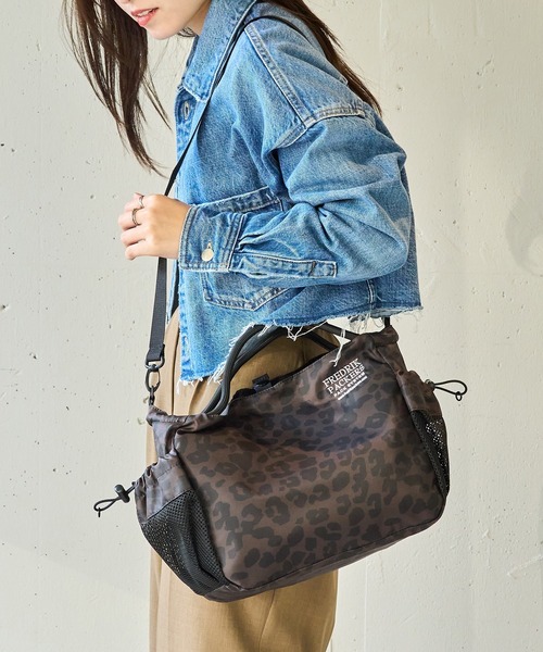 FREDRIK PACKERS（フレドリックパッカーズ）の「【FREDRIK PACKERS】≪別注≫PLAY TOTE　2WAYショルダートート（トートバッグ・レディース・レオパード/グレー/ブラック・FREE）」の18枚目の写真