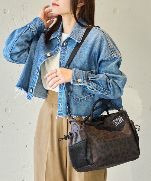 FREDRIK PACKERS（フレドリックパッカーズ）の「【FREDRIK PACKERS】≪別注≫PLAY TOTE　2WAYショルダートート（トートバッグ・レディース・レオパード/グレー/ブラック・FREE）」の19枚目の写真