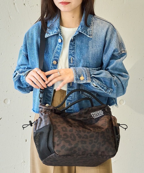 FREDRIK PACKERS（フレドリックパッカーズ）の「【FREDRIK PACKERS】≪別注≫PLAY TOTE　2WAYショルダートート（トートバッグ・レディース・レオパード/グレー/ブラック・FREE）」の20枚目の写真