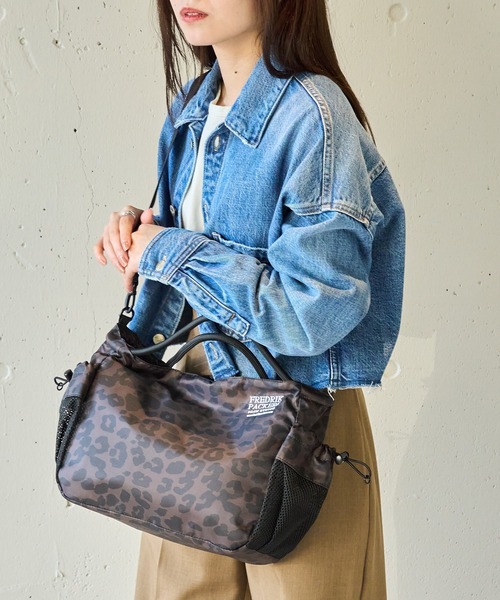 FREDRIK PACKERS（フレドリックパッカーズ）の「【FREDRIK PACKERS】≪別注≫PLAY TOTE　2WAYショルダートート（トートバッグ・レディース・レオパード/グレー/ブラック・FREE）」の21枚目の写真