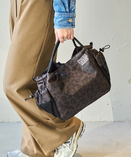 FREDRIK PACKERS（フレドリックパッカーズ）の「【FREDRIK PACKERS】≪別注≫PLAY TOTE　2WAYショルダートート（トートバッグ・レディース・レオパード/グレー/ブラック・FREE）」の7枚目の写真