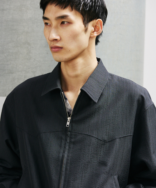 JOURNAL STANDARD(ジャーナルスタンダード)の「SLUB SUCKER / スラブ サッカー ジップ ジャケット(その他アウター・メンズ・カーキ/ブラック系その他/ベージュ系その他・MEDIUM/LARGE)」の8枚目の写真