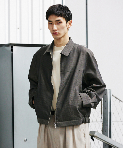 JOURNAL STANDARD(ジャーナルスタンダード)の「SLUB SUCKER / スラブ サッカー ジップ ジャケット(その他アウター・メンズ・カーキ/ブラック系その他/ベージュ系その他・MEDIUM/LARGE)」の14枚目の写真