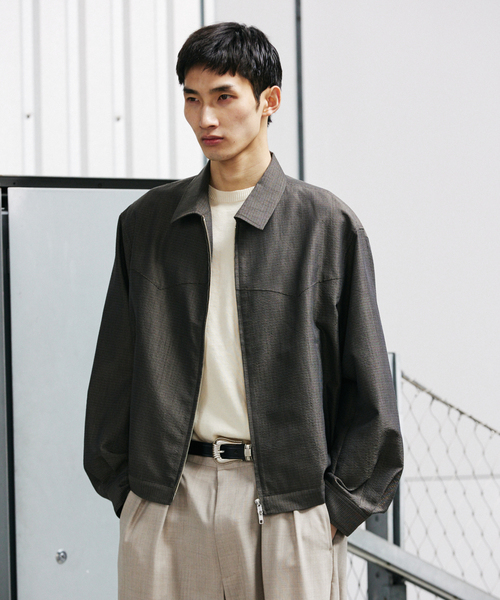 JOURNAL STANDARD(ジャーナルスタンダード)の「SLUB SUCKER / スラブ サッカー ジップ ジャケット(その他アウター・メンズ・カーキ/ブラック系その他/ベージュ系その他・MEDIUM/LARGE)」の15枚目の写真