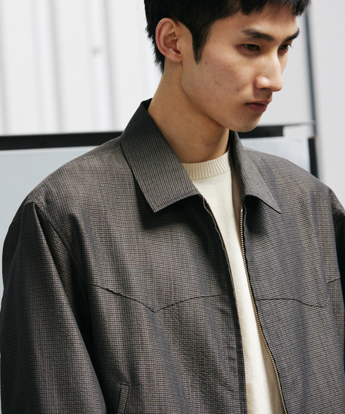 JOURNAL STANDARD(ジャーナルスタンダード)の「SLUB SUCKER / スラブ サッカー ジップ ジャケット(その他アウター・メンズ・カーキ/ブラック系その他/ベージュ系その他・MEDIUM/LARGE)」の17枚目の写真