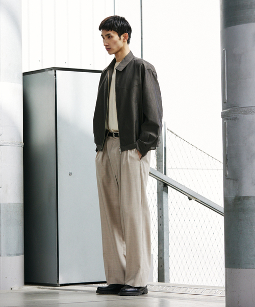 JOURNAL STANDARD(ジャーナルスタンダード)の「SLUB SUCKER / スラブ サッカー ジップ ジャケット(その他アウター・メンズ・カーキ/ブラック系その他/ベージュ系その他・MEDIUM/LARGE)」の19枚目の写真