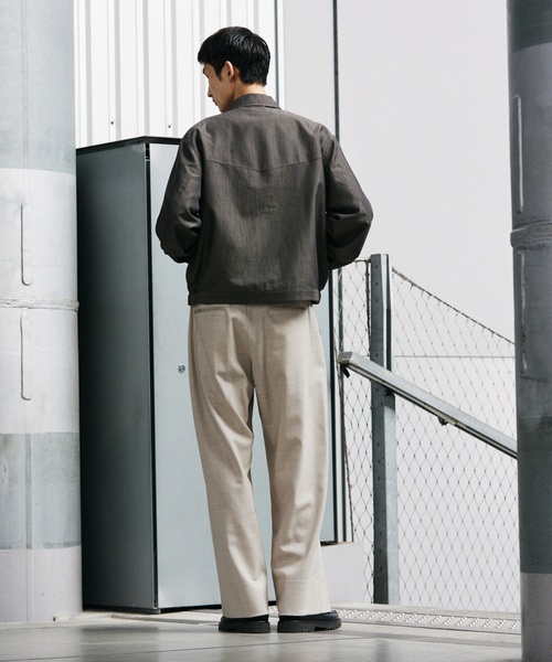 JOURNAL STANDARD(ジャーナルスタンダード)の「SLUB SUCKER / スラブ サッカー ジップ ジャケット(その他アウター・メンズ・カーキ/ブラック系その他/ベージュ系その他・MEDIUM/LARGE)」の20枚目の写真