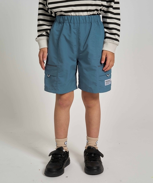 b・ROOM(비룸)의 「【스쿨 대응】【발수・방오・내구・UV】4분 길이 팬츠(반사 시트 첨부)(그 외 팬츠)」｜블루 그린