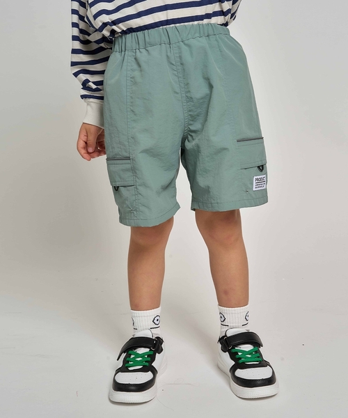 b・ROOM(비룸)의 「【스쿨 대응】【발수・방오・내구・UV】4분 길이 팬츠(반사 시트 첨부)(그 외 팬츠)」｜카키