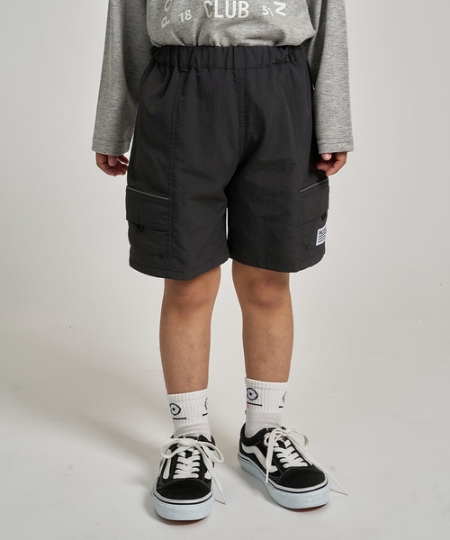 b・ROOM(비룸)의 「【스쿨 대응】【발수・방오・내구・UV】4분 길이 팬츠(반사 시트 첨부)(그 외 팬츠)」｜챠콜