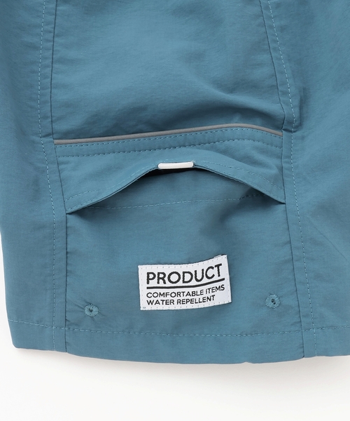 b・ROOM（ビールーム）の「【スクール対応】【撥水・防汚・耐久・UV】４分丈パンツ(反射シート付き)（その他パンツ・キッズ・チャコール/ベージュ/ブルーグリーン/ブラック/カーキ/ダークオレンジ・100cm/120cm/150cm/110cm/140cm/130cm）」の15枚目の写真