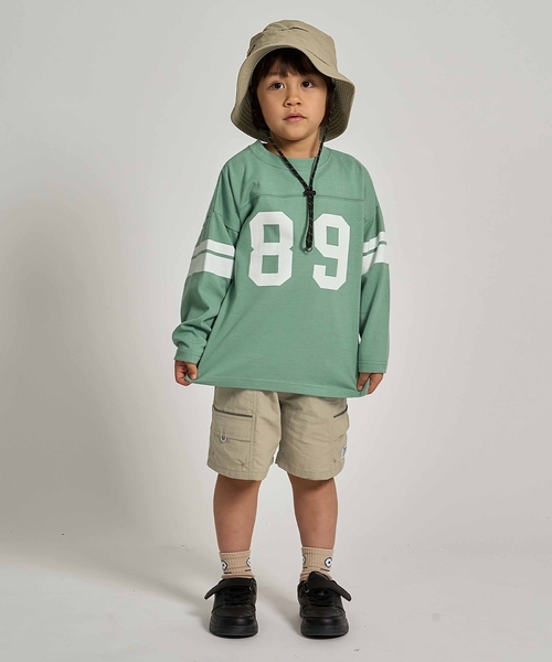 b・ROOM（ビールーム）の「【スクール対応】【撥水・防汚・耐久・UV】４分丈パンツ(反射シート付き)（その他パンツ・キッズ・チャコール/ベージュ/ブルーグリーン/ブラック/カーキ/ダークオレンジ・100cm/120cm/150cm/110cm/140cm/130cm）」の22枚目の写真