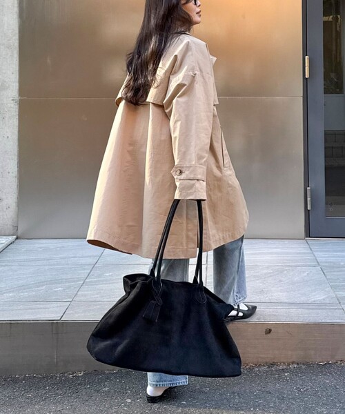 fredy emue（フレディエミュ）の「ミドル丈オーバートレンチコート（トレンチコート・レディース・ベージュ/カーキ・38）」の20枚目の写真