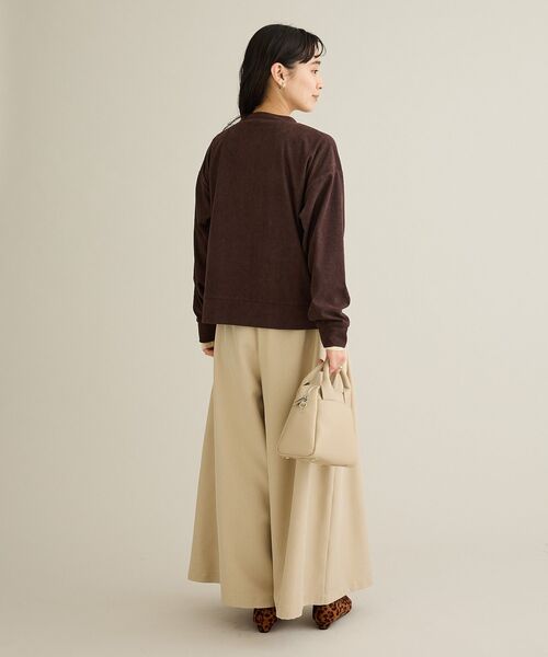 CRAFT STANDARD BOUTIQUE(クラフトスタンダードブティック)の「スカーチョワイドパンツ(その他パンツ・レディース・ベージュ/杢グレー・M/L)」の5枚目の写真