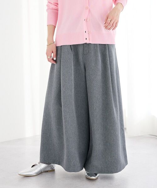 CRAFT STANDARD BOUTIQUE(クラフトスタンダードブティック)の「スカーチョワイドパンツ(その他パンツ・レディース・ベージュ/杢グレー・M/L)」の8枚目の写真