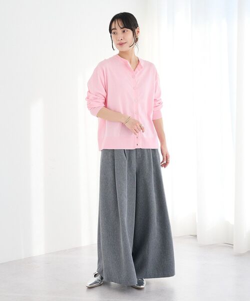 CRAFT STANDARD BOUTIQUE(クラフトスタンダードブティック)の「スカーチョワイドパンツ(その他パンツ・レディース・ベージュ/杢グレー・M/L)」の13枚目の写真