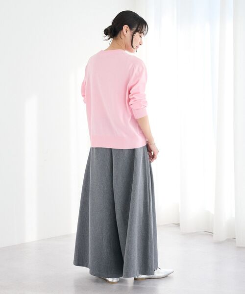 CRAFT STANDARD BOUTIQUE(クラフトスタンダードブティック)の「スカーチョワイドパンツ(その他パンツ・レディース・ベージュ/杢グレー・M/L)」の16枚目の写真