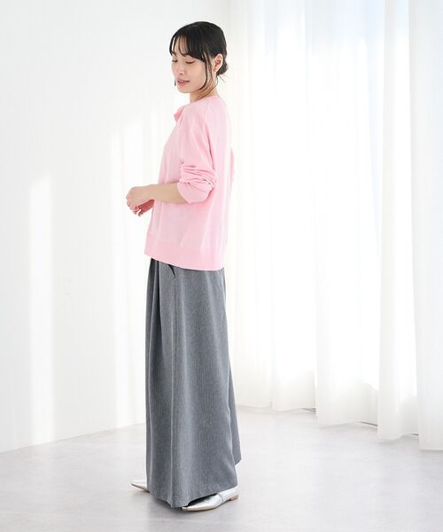 CRAFT STANDARD BOUTIQUE(クラフトスタンダードブティック)の「スカーチョワイドパンツ(その他パンツ・レディース・ベージュ/杢グレー・M/L)」の18枚目の写真
