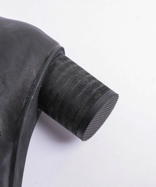 AMELY（エミリー）の「スクエアトゥレースアップブーツ（ブーツ・レディース・カーキ/ブラック/ブラウン・36/35/39/38/37）」の21枚目の写真