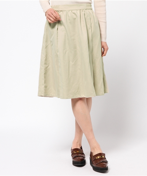 Kastane（カスタネ）の「フレアーSK（スカート・レディース・キャメル/ブラック/アイボリー/グレー・FREE）」の14枚目の写真