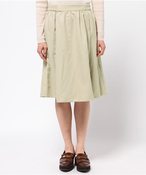 Kastane（カスタネ）の「フレアーSK（スカート・レディース・キャメル/ブラック/アイボリー/グレー・FREE）」の10枚目の写真