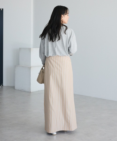 CRAFT STANDARD BOUTIQUE（クラフトスタンダードブティック）の「ストライプシャツワンピース◆（シャツワンピース・レディース・ブルー系その他6/ベージュ系その他2・FREE）」の19枚目の写真