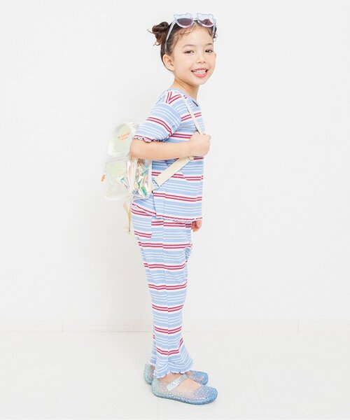 BREEZE（ブリーズ）の「クリアミニリュック（バックパック/リュック・キッズ・ピンク/オフホワイト・FREE）」の4枚目の写真