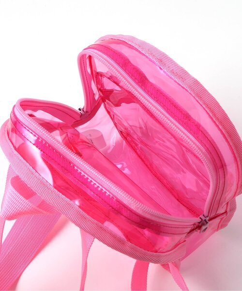 BREEZE（ブリーズ）の「クリアミニリュック（バックパック/リュック・キッズ・ピンク/オフホワイト・FREE）」の10枚目の写真