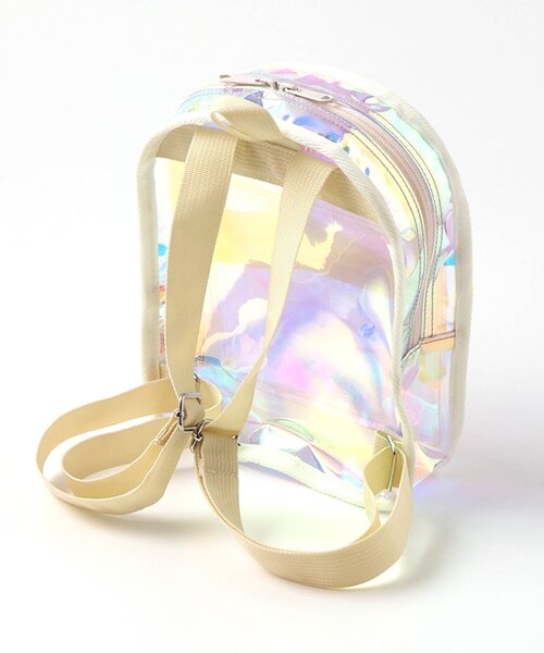 BREEZE（ブリーズ）の「クリアミニリュック（バックパック/リュック・キッズ・ピンク/オフホワイト・FREE）」の13枚目の写真
