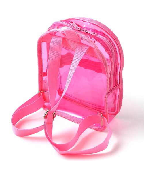 BREEZE（ブリーズ）の「クリアミニリュック（バックパック/リュック・キッズ・ピンク/オフホワイト・FREE）」の14枚目の写真