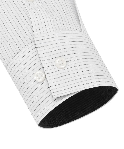 TOKYO SHIRTS（トウキョウシャツ）の「形態安定ノンアイロン レギュラー 長袖ビジネスワイシャツ（ビジネスシャツ・レディース・グレー・S/M/L/LL/XL）」の4枚目の写真