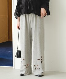 Kastane | 【2026SSカタログ/2サイズ展開/低身長サイズ】カットアウトスウェットパンツ(スウェットパンツ)