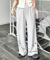 Kastane | 【新色追加/2サイズ展開/低身長サイズ】カットアウトスウェットパンツ(スウェットパンツ)