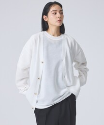 【FORTUNA / フォルトゥナ】ECOTEC KnitMeshCD/エコテックニットメッシュカーディガン/ユニセックス/【WEB限定】