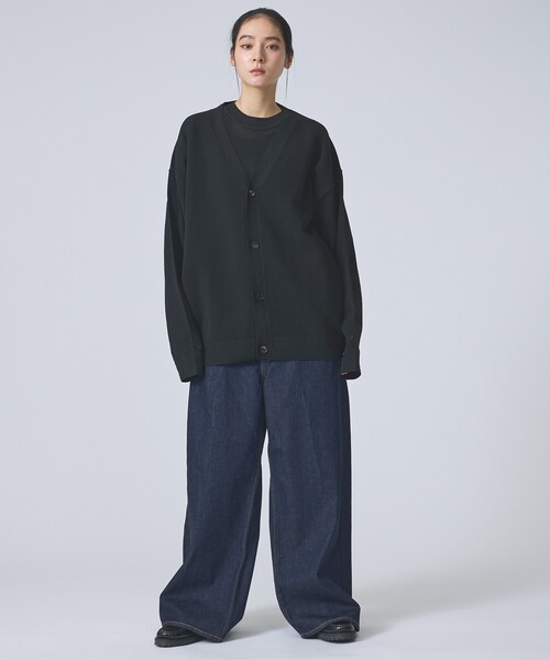 FORTUNA HOMME（フォルトゥナオム）の「【FORTUNA / フォルトゥナ】ECOTEC KnitMeshCD/エコテックニットメッシュカーディガン/ユニセックス/【WEB限定】（ニット/セーター・メンズ・グレー/ブラック/ホワイト・L/M）」の16枚目の写真