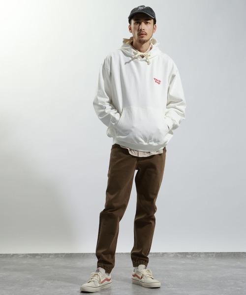 Free&Easy（フリーアンドイージー）の「【Free＆Easy（フリーアンドイージー）別注バックプリントパーカー（パーカー・メンズ・オフホワイト/ブルー/グリーン・MEDIUM/LARGE）」の4枚目の写真