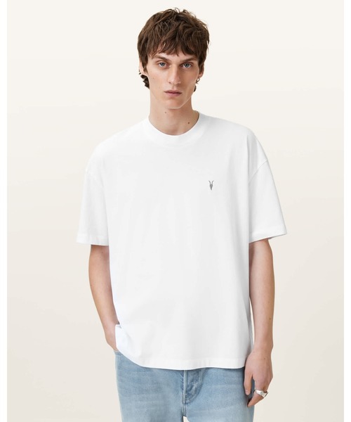 ALLSAINTS(オールセインツ)の「HARDING SS CREW(Tシャツ/カットソー・メンズ・ホワイト・S/XS/XL)」の1枚目の写真