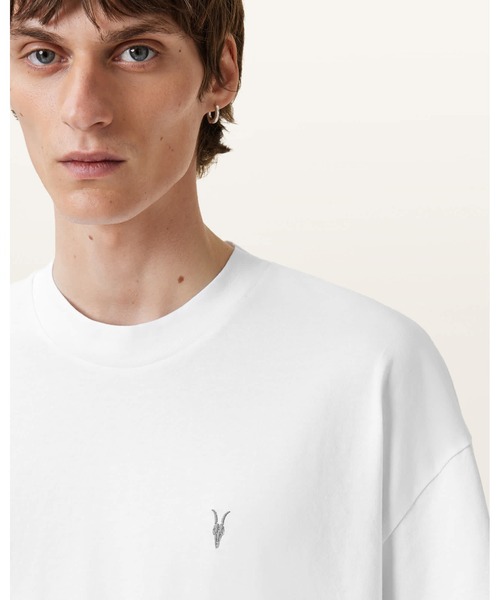 ALLSAINTS(オールセインツ)の「HARDING SS CREW(Tシャツ/カットソー・メンズ・ホワイト・S/XS/XL)」の3枚目の写真