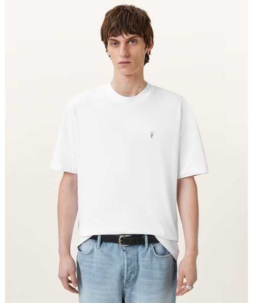 ALLSAINTS(オールセインツ)の「HARDING SS CREW(Tシャツ/カットソー・メンズ・ホワイト・S/XS/XL)」の4枚目の写真