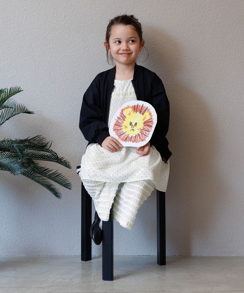 GLOBAL WORK（グローバルワーク）の「洗える撥水MA-1/T/638908（MA-1・キッズ・ブラック/グリーン系その他4・100cm/110cm/120cm）」の3枚目の写真