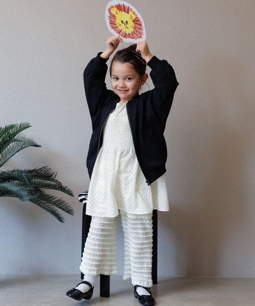 GLOBAL WORK（グローバルワーク）の「洗える撥水MA-1/T/638908（MA-1・キッズ・ブラック/グリーン系その他4・100cm/110cm/120cm）」の6枚目の写真