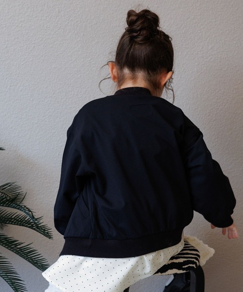 GLOBAL WORK（グローバルワーク）の「洗える撥水MA-1/T/638908（MA-1・キッズ・ブラック/グリーン系その他4・100cm/110cm/120cm）」の17枚目の写真