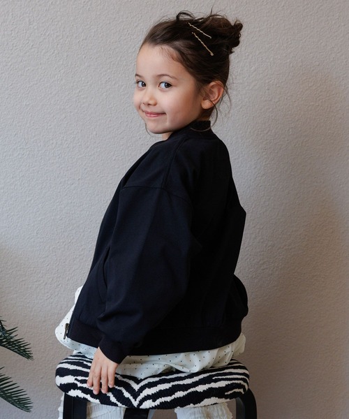 GLOBAL WORK（グローバルワーク）の「洗える撥水MA-1/T/638908（MA-1・キッズ・ブラック/グリーン系その他4・100cm/110cm/120cm）」の18枚目の写真