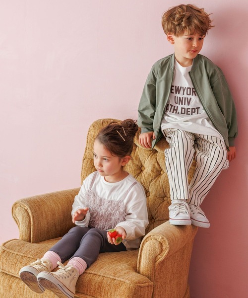 GLOBAL WORK（グローバルワーク）の「洗える撥水MA-1/T/638908（MA-1・キッズ・ブラック/グリーン系その他4・100cm/110cm/120cm）」の22枚目の写真