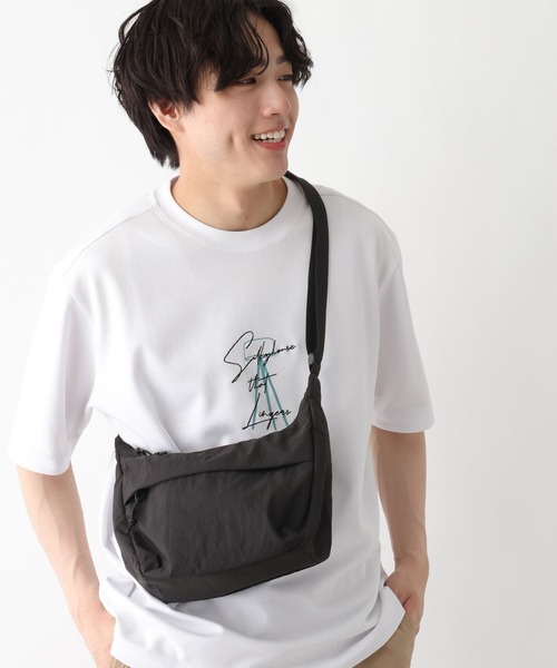 GLOBAL WORK（グローバルワーク）の「撥水ライト5ポケットショルダー/646382（ショルダーバッグ・メンズ・ブラック/アイボリー/ブルー/チャコールグレー/グリーン/ライトグレー・FREE）」の8枚目の写真