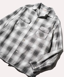 DEL MAR sportswear（デルマースポーツウェア）の「DEL MAR sportswear / デルマースポーツウエアー PRINTED COTTON CHECK SHIRT プリントネル チェックシャツ（シャツ/ブラウス）」