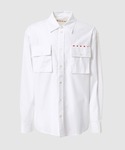 MARNI（マルニ）の「MARNI LOGO / オーガニックポプリン ジップアップ